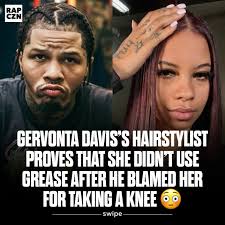 Gervonta Davis' hairstylist has denied his claim that hair grease caused him to take a knee during his boxing match with Lamont Roach Jr 👀😳 Gervonta had stated that grease in his