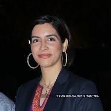 Rohan and Vanita Tandon smile for the camera during the opening ceremony of  the Royal Premier Golf League 2019 held at Royal Calcutta Golf Club in  Kolkata