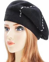 ZLYC Womens French Beret Hat Reversible Knitted Thickened Warm Cap for  Ladies Girls (Black),One Size : Amazon.co.uk: Fashion