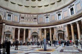 125 Trajan 98ad To 193ad Severan Dynasty Interior Of Pantheon Rome 118 128 Here Hadrian Brog Ancient Roman Architecture Roman Architecture World Cities