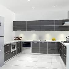White kitchen cupboard designs images. Customized Contemporary White And Grey U Shape Kitchen Cupboard Design Buy Kitchen Cupboard Kitchen Design Customized Kitchen Design Product On Alibaba Com