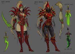 Valeera Sanguinar By Mr Jack Warcraft Art Heroes Of The Storm Warcraft