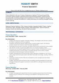 Highlight your relevant resume skills. Finance Specialist Resume Samples Qwikresume