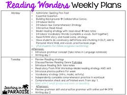 Reading Wonders Weekly Teaching Plans Reading Wonders Wonders Reading Programs Reading Lesson Plans
