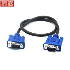 It is often colored blue or black. Vga Cable 3 5 Short Cable Computer Tv Monitor Connecting Cable Vga Video Extension Cable 0 3m 3m Computer Cables Connectors Aliexpress