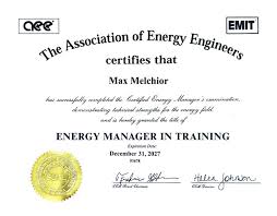 Training and certification of energy manager. Mehrnoosh Ebrahimzadeh National Energy And Sustainability Manager Colliers Linkedin
