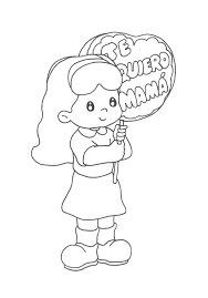 Colorear dibujos dia de la madre. Diplomas Y Tarjetas Del Dia De La Madre Para Descargar Y Pintar Colorear Imagenes