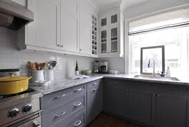 While We Re On The Subject Of Kitchens Grey Kitchen Designs Two Tone Kitchen Cabinets Gray White Kitchen
