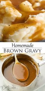 This Brown Gravy Recipe Is Easy To Make With Or Without Drippings And Has A Tasty Combination Of Chicken An In 2020 Thanksgiving Recipes Easy Gravy Recipe Beef Recipes