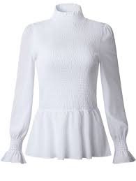 Womens White Shirt Blouses Coolmine Community School