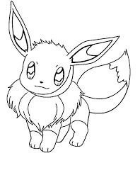 Cute baby animals cartoon coloring pages. Cute Eevee Pikachu Cute Eevee Pokemon Coloring Pages Novocom Top