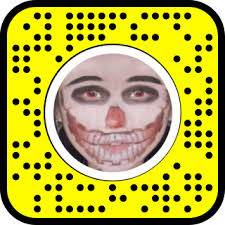 Skeleton Face Filter by Simone Chen