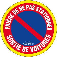 Disque Panneau Signalisation Priere De Ne Pas Stationner Emplacement Reserve 30c