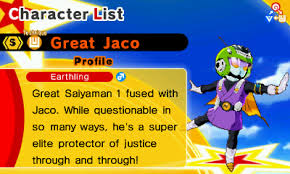 Dragon ball z dokkan battle wiki is a fandom games community. Great Jaco Is In Dragon Ball Fusions Dragon Ball Know Your Meme