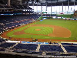 marlins park view from legends platinum 209 vivid seats