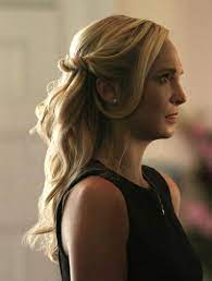 Caroline Forbes Hair At Her Sheriff Forbes Funeral Funeral Hair Wedding Hairstyles Vampire Diaries