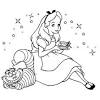Alice in wonderland printable coloring pages are a fun way for kids of all ages to develop creativity, focus, motor skills and color recognition. 1