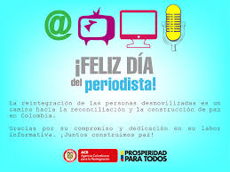 ¿qué tanto sabe de las telenovelas más vistas en colombia?) 10. Tarjetas Recibidas Con Motivo Del Dia Del Periodista Www Magazincnc Com