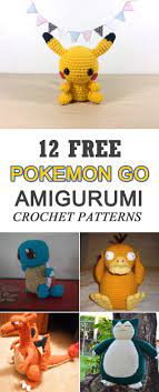 Pokemons from japan, but pokemons can be popular around the world. 12 Free Pokemon Go Amigurumi Crochet Patterns Pokemon Crochet Pattern Crochet Pokemon Crochet Patterns Amigurumi
