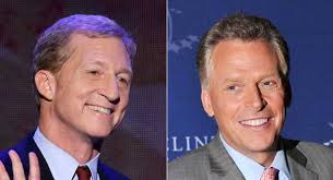 Steyer goes big in Va. gov race