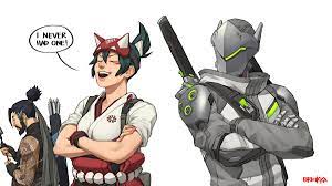 Hanzo and kiriko