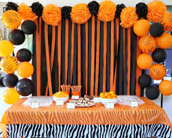 Your theme party decorations stock images are ready. Tiger Themed Birthday Party Planning Ideas Fab Everyday