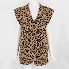 Sweaters can also make statements or be used to pull together an entire look for any occasion. Animal Print Knit Set