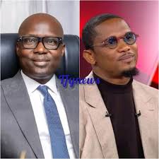 Breaking: Abdoulaye Fall, president of the Senegalese Football Federation,  wants Samuel Eto'o to head CAF. In a decisive move, just hours after  Senegal's victory, Abdoulaye Fall, president of the Senegalese Football  Federation,