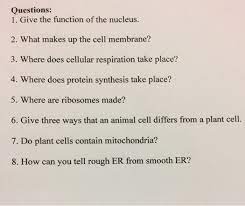Maybe you would like to learn more about one of these? Give The Function Of The Nucleus What Makes Up The Chegg Com