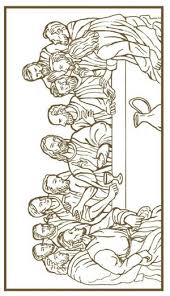 This is an incredibly important event for christians, and should be. Last Supper Coloring Page