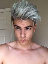 Pin By Coloring Wax Store On Men Hairstyle Men Hair Color Silver Hair Men Grey Hair Men