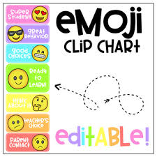 Emoji Clip Chart Editable