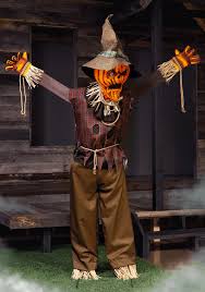 5FT Pumpkin Scarecrow Animatronic Decoration