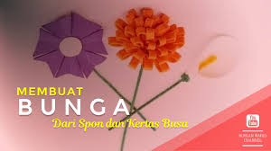 Gambar kertas polos warna hitam kekinian download now jual kertas ka. Cara Membuat Bunga Dari Kertas Busa Dan Spon Youtube