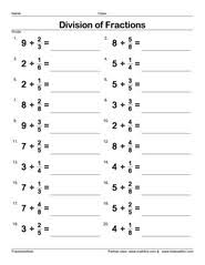 fraction worksheets for children from kindergarten to 7th grades math 4 children plus