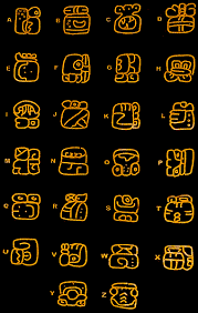 Diego de landa's mayan alphabet. Maya Alphabet For More Information Of Chichen Itza Visit Www Tourbymexico Com Chichenitza Mayan Symbols Ancient Mysteries Alphabet