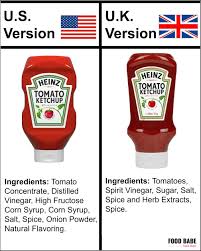American vs british english **40 differences**. Food In America Compared To The U K Why Is It So Different
