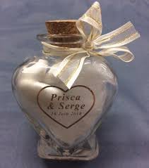 Pot A Dragees Cœur En Verre Bouchon Liege Produit Fini Contenant Dragees Flacons De Parfum Dragees