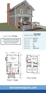 Southern Style House Plan 72797 With 3 Bed 3 Bath Narrow Lot House Luxury House Plans House Plans