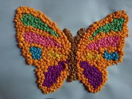 Butterfly motyl z bibuły art activities for kids | Motyle