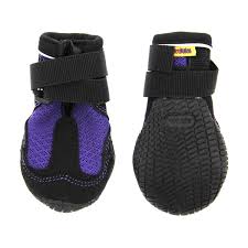 Muttluks Mud Monster Dog Boots Purple With Black Trim Set Of Two