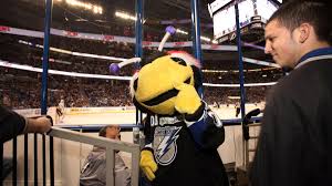 Tampa bay lightning's thunder bug gives the forecast #thenowtampabay. Tampa Bay Lightning Launch Community Giving Campaign Tampa Bay Business Journal