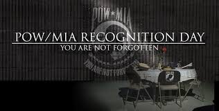 Upon pow mia table many vfw posts members see a single table set appropriately for a meal but is never used. National Pow Mia Day Vfw Post 3617