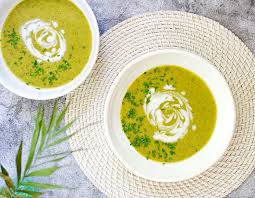 Gut Healing Garlic Asparagus Broccoli Soup Recipe Broccoli Soup Asparagus Soup Broccoli Soup Recipes