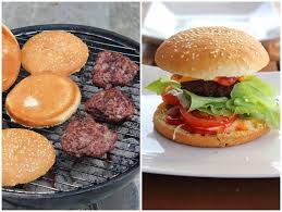 All American Burger Amerikanische Burger Lebensmittel Essen New York Essen