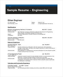 Apply to engineer, project engineer, design engineer and more! Free 7 Sample Engineering Cv Templates In Pdf Ms Word