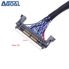 Mini pc android dtv lvds basecolumns; Fi Re51s Hf Lvds Cable With Hook 51pin Double 2 Channel Dual 10bits 10 Bit 55cm For Lg Large Size Lcd Tv Monitor Panel Mega Offer E40fb Isnapu