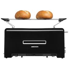 Medion Grille Pain Toaster Longues Fentes Md 15709 1400w Noir Achat Vente Grille Pain Toaster Cdiscount