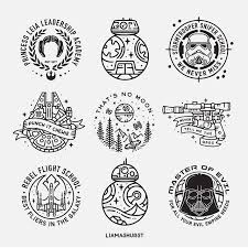 Captain kirk and spock tattoo flash print. Start Wars By Liamashurst Br Br Don T Forget To Share Your Work With Star Wars Tattoo Star Wars Design Star Wars Drawings