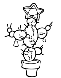 Download christmas cactus stock photos. Christmas Lights Coloring Pages Printable Coloring Pages